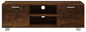 Móvel p/ TV 120x40,5x35 cm derivados de madeira carvalho fumado