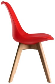 Conjunto Secretária Estik e Cadeira Synk Basic - Vermelho