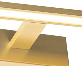 Candeeiro de parede latão 62 cm incl. LED IP44 - Jerre Design