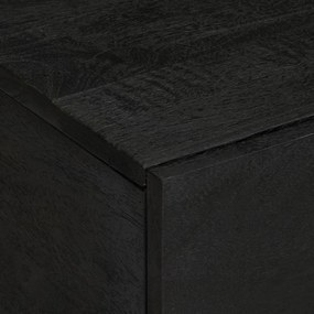 Mesa de centro 80x50x40 cm derivados de madeira preto