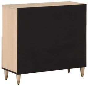 Móvel de apoio 80x33x75 cm madeira de mangueira maciça