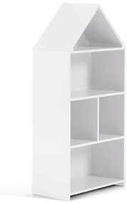Kave Home - Estante casinha infantil Celeste de MDF branco 50 x 105 cm