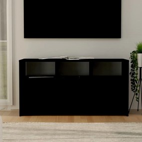 Móvel de TV 102x37,5x52,5 cm contraplacado preto