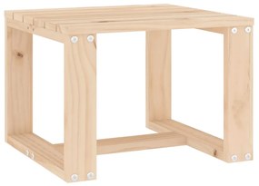 Mesa de apoio p/ jardim 40x38x28,5 cm madeira de pinho maciça