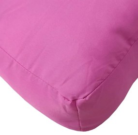 Almofadões p/ móveis de paletes 2 pcs tecido oxford rosa