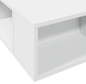 Estrutura de cama 160x200 cm derivados de madeira branco