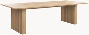 Mesa de jantar extensível em madeira de seringueira Humle, 200-300 x 100 cm