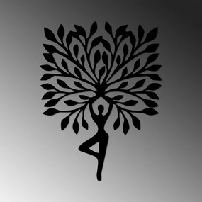 Acessório Decorativo de Parede Yoga 3 – Preto – 53 x 70 cm