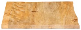 Tampo de mesa c/ borda viva 80x80x2,5 cm mangueira maciça