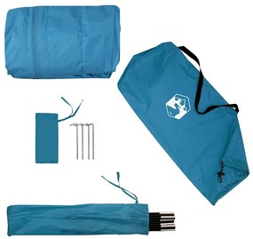 Tenda de carro impermeável azul