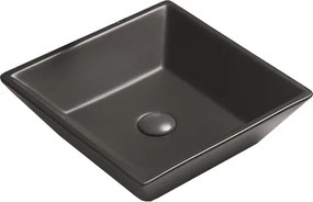 Mexen Pola lavatório de bancada 41 x 41 cm, preto mate - 22224185