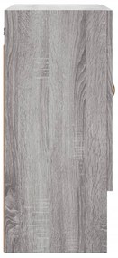 Armário de parede 60x31x70 cm derivados madeira cinzento sonoma