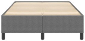 Estrutura de Cama vidaXL Cinza Claro 120x190 cm em Tecido Cotelê