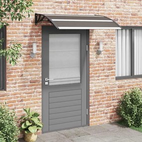 vidaXL Toldo de porta 150x100 cm PC preto
