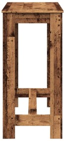 Mesa de bar 102x50x103,5 cm derivados de madeira madeira velha
