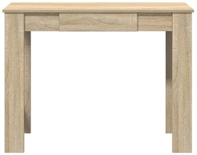 Secretária 100x45x75 cm contraplacado carvalho sonoma