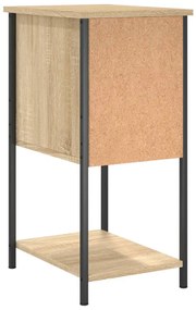 Mesa de cabeceira 32x42x70 cm derivados madeira carvalho sonoma