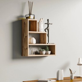 Prateleira de Parede Piramit – Pinho – 62x62x18 cm