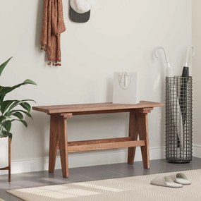 vidaXL banco Natural 100 x 30 x 51 cm Madeira recuperada maciça