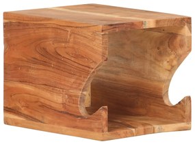 Suporte parede p/ bicicletas 35x25x25 cm acácia maciça