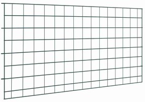 vidaXL Conjunto de Cerca para Lago 5 pcs Verde 100 x 50 cm Aço