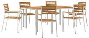 Conjunto de Jantar de Jardim 7 pcs