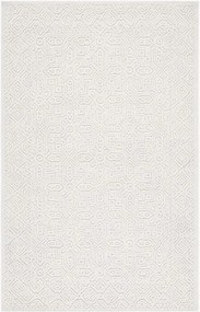 Tapete de lã artesanal com pelo comprido e curto Mariselle