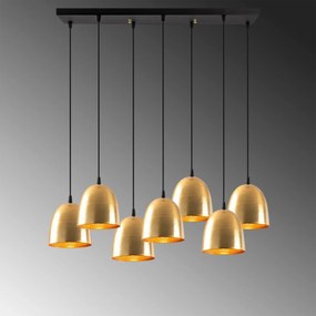 Candeeiro de Teto Tattoo – Dourado – 85 x 35 cm