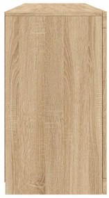 Aparador com luzes LED 163x37x67 cm carvalho sonoma