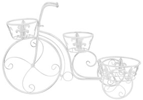 Suporte para plantas formato de bicicleta estilo vintage metal