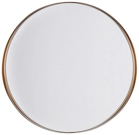 Espelho de parede redondo em metal cor de cobre ø 40 cm PINHEIRO Beliani