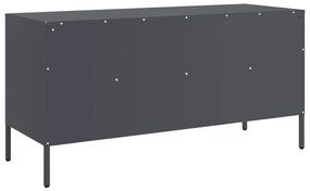 Móvel de TV 100,5x39x50,5 cm aço antracite