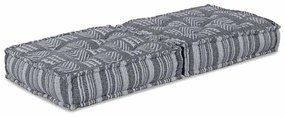 Puff Modular em Cinza - 70x70x36 cm em Tecido