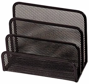Suporte para Cartas Metálico de Rede Preto