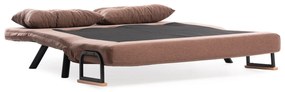 Sofá-Cama 2 Lugares Sando – Castanho Claro – 175 cm x 133 cm