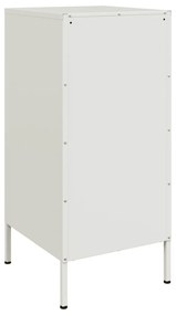 Aparador 36x39x79 cm aço branco