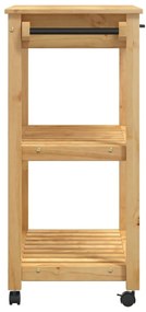Carrinho de cozinha MONZA 84x40x90 cm madeira de pinho maciça