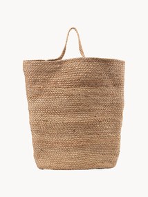 Large Hemp Storage Basket Mira, H 48 cm