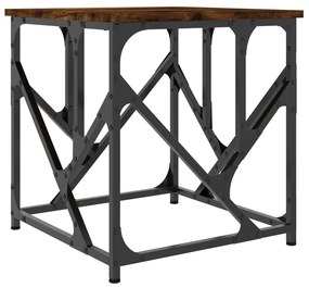 Mesa de centro 45x45x47,5 derivados madeira carvalho fumado