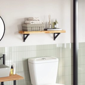 vidaXL Tampo de mesa retangular 80x20x4 cm madeira de acácia maciça