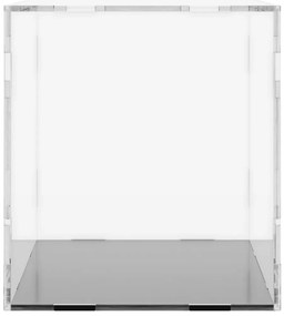 Caixa de exposição 31x17x19 cm acrílico transparente