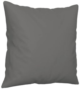 2 pcs conjunto sofás c/ almofadas microfibra cinza-escuro