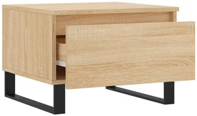 Mesa de centro 50x46x35 cm derivados de madeira carvalho sonoma