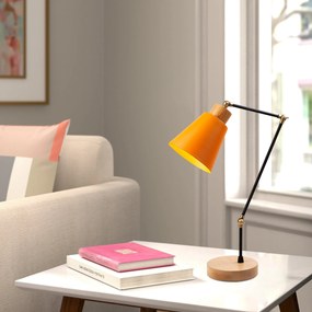 Candeeiro de Mesa Manavgat – Laranja – Diâmetro: 14 cm, Altura: 52 cm