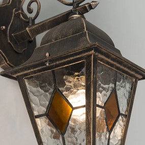 LED Candeeiro de Parede Exterior Inteligente Vintage Bronze c/ Wifi A60 - Antigua Rústico