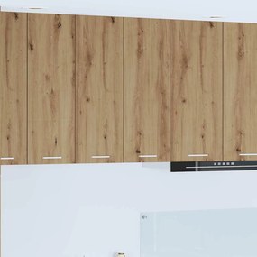 vidaXL Armário suspenso com porta Carvalho Artesanal 60 x 31 x 80 cm