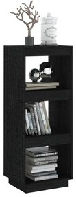 Estante/divisória 40x35x103 cm pinho maciço preto