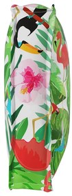 Almofada Pallet Para Assento/Costa Jungle Tropical 120x60x12 cm em Tec