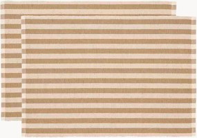 Individuais de mesa Statement Stripe, conjunto de 2