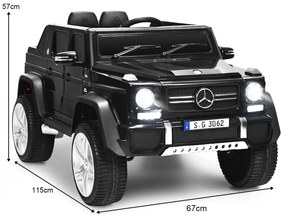 Jeep Mercedes-Benz Maybach com bateria licenciada de 12 V e suspensão rosa